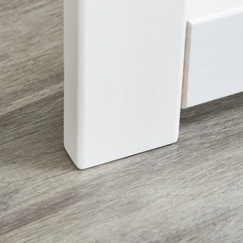 Rootz Haustierschutztür – Wit – Dennenhout – 84,64 cm x 14,96 cm x 29,52 cm