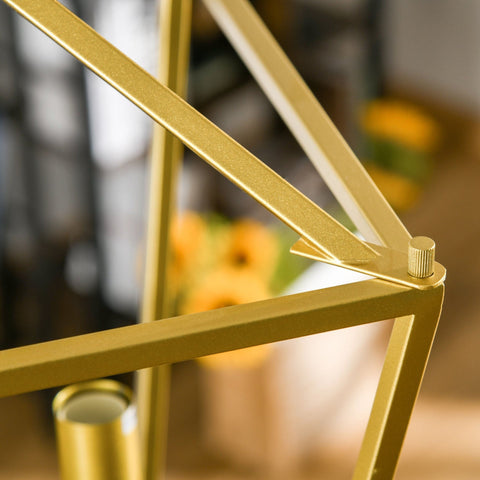 Rootz 4-Flame Hanging Lamp - Gold - Metal - cm x cm x 47.24 cm