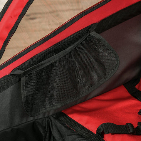 Rootz 3 in 1 Kinderanhänger - Rot - Aluminium, - 41,73 cm x 34,64 cm x 40,15 cm