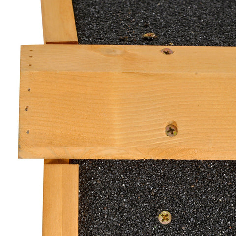 Rootz Konijnenhok - Geel, Zwart - Dennenhout, Metaal - cm x 48,03 cm x 36,22 cm