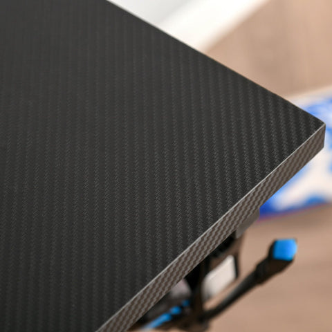 Rootz Computer Table - Black - Engineered Wood, Steel - 39.37cm x 23.62cm x 29.52cm