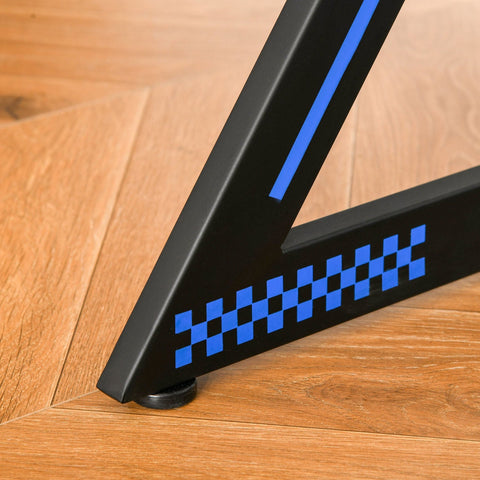 Rootz Computer Table - Black - Engineered Wood, Steel - 39.37cm x 23.62cm x 29.52cm