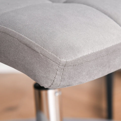 Rootz Salonkruk - Grijs - Polyester, Staal, Schuim - 21,25 cm x 20,47 cm x 37 cm