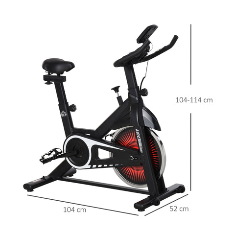 Rootz Bike Trainer Exercise - Red, Black - Metal, Abs - 40.94cm x 20.47cm x 44.88cm