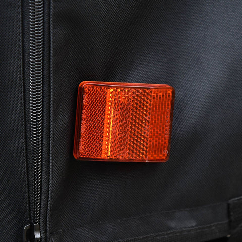 Rootz Bicycle Trailer For Pets - Black, Red - Metal, - 57.08 cm x 31.49 cm x 31.49 cm