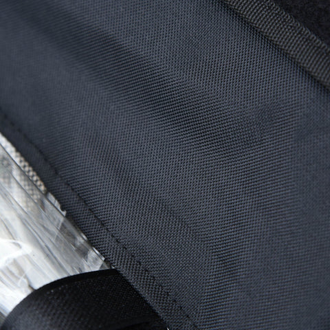 Rootz Bicycle Trailer For Pets - Black, Red - Metal, - 57.08 cm x 31.49 cm x 31.49 cm