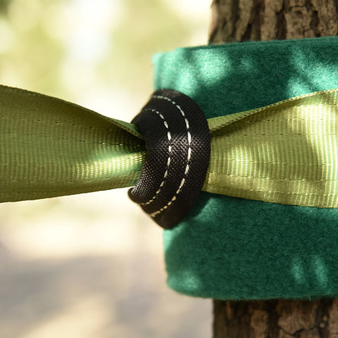 Rootz Ninja Slackline Set - Green, Blue, Red - Polyester, Pp, Wood - 59.05 cm x 5.9 cm x cm