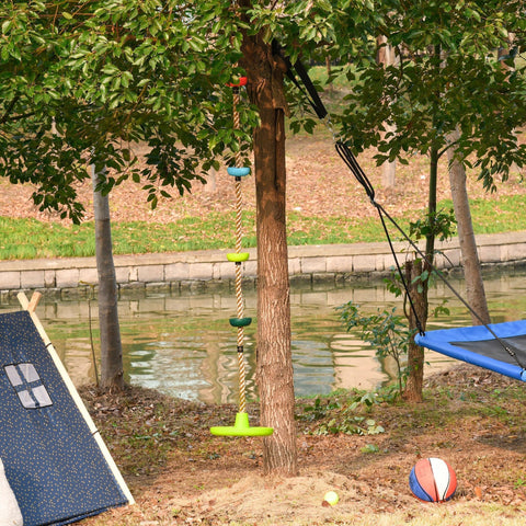 Rootz Children's climbing rope - Red, Blue, Green - Pp - 78.74 cm x 11.41 cm x cm