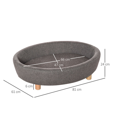 Rootz Tiersofa – Grau – Stoff, Schaumstoff, Birke – 31,88 cm x 24,01 cm x 9,44 cm