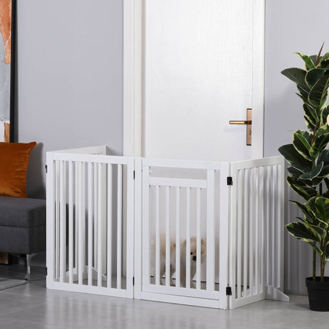 Rootz Animals Foldable Safety Guard Support - White - Engineered Wood - 94.48cm x 0.7cm x 31.88cm