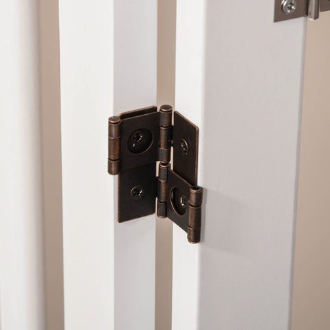 Rootz Animals Foldable Safety Guard Support - White - Engineered Wood - 94.48cm x 0.7cm x 31.88cm