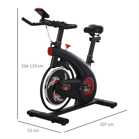 Rootz Bike Trainer - Black, Red - Steel, Abs - 42.12 cm x 20.47 cm x 40.94 cm