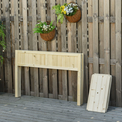 Rootz plantenbak, moestuin verhoogd bed tuin - natuurlijk - sparrenhout - 45,27 cm x 22,04 cm x 29,92 cm