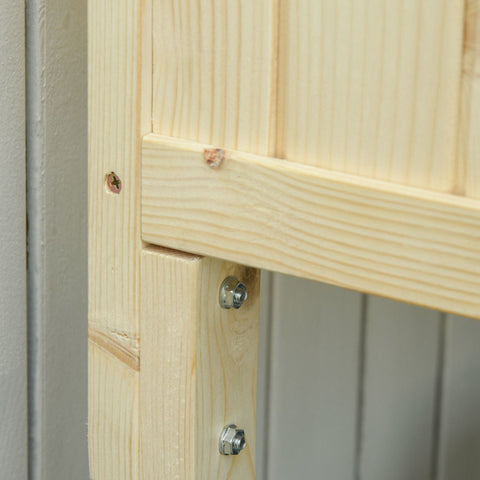 Rootz plantenbak, moestuin verhoogd bed tuin - natuurlijk - sparrenhout - 45,27 cm x 22,04 cm x 29,92 cm