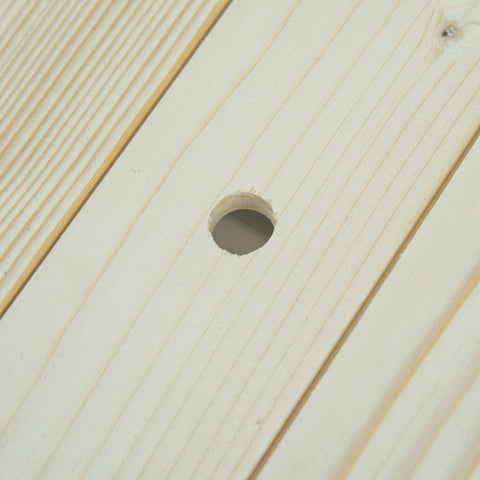 Rootz plantenbak, moestuin verhoogd bed tuin - natuurlijk - sparrenhout - 45,27 cm x 22,04 cm x 29,92 cm