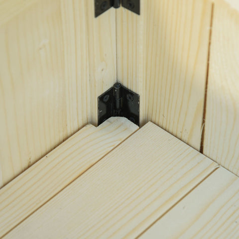 Rootz plantenbak, moestuin verhoogd bed tuin - natuurlijk - sparrenhout - 45,27 cm x 22,04 cm x 29,92 cm