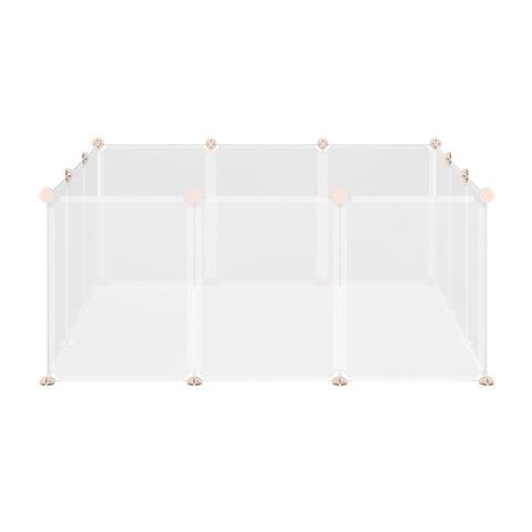 Rootz DIY Dierenbox - Wit - Metaal, Pp, Hars - 41,33 cm x 41,33 cm x 17,71 cm