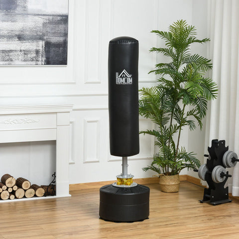 Rootz Punching Bag Base Freestanding - Black - Steel, Pu, Hdpe - cm x cm x 66,92 cm