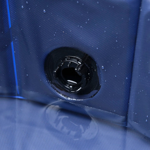 Rootz Hundebadewanne – Blau – PVC, Verbundplatte – 14,17 cm x 13,39 cm x 3,54 cm