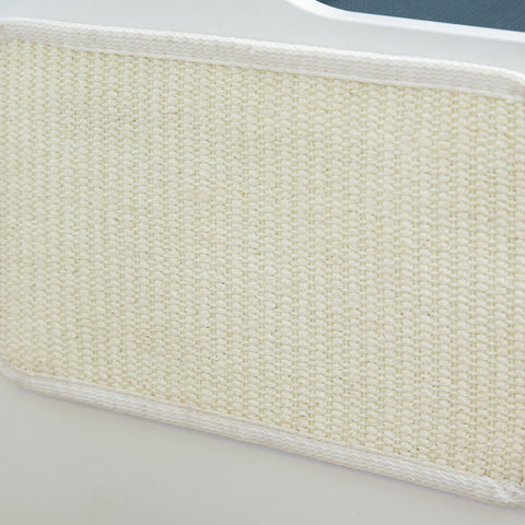 Rootz Outdoor Kattenhuis Met Terras - Wit, Grijs - Canvas, Mdf - 18.9 cm x 14.76 cm x 19.69 cm