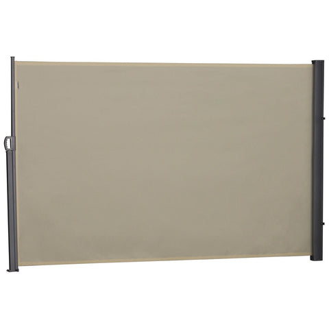 Rootz Protection Side Roller Blind - Beige - Polyester, Metal - 118.11 cm x cm x 70.86 cm