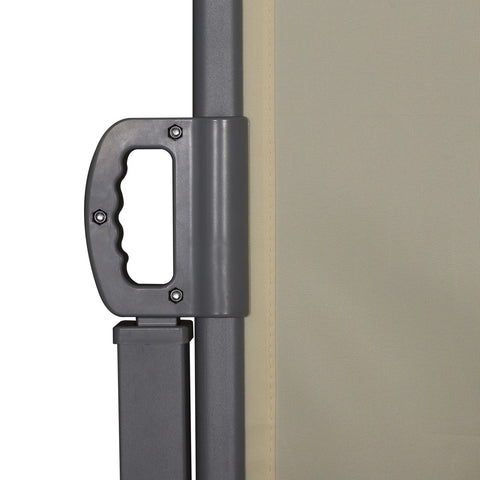 Rootz Protection Side Roller Blind - Beige - Polyester, Metal - 118.11 cm x cm x 70.86 cm