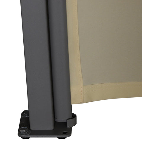 Rootz Protection Zijrolgordijn - Beige - Polyester, Metaal - 118,11 cm x cm x 70,86 cm