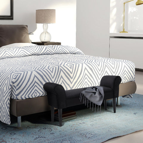 Rootz BedBench - Black - Engineered Wood, Foam - 40.15 cm x 12.2 cm x 20.07 cm