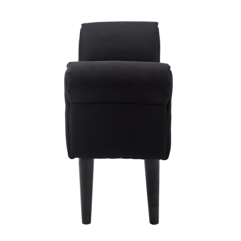 Rootz BedBench - Black - Engineered Wood, Foam - 40.15 cm x 12.2 cm x 20.07 cm