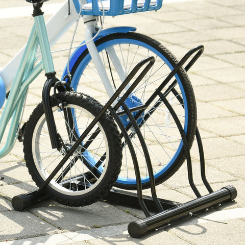 Rootz Universal Bicycle Stand - Black - Metal - 23.62 cm x 21.25 cm x 22.44 cm