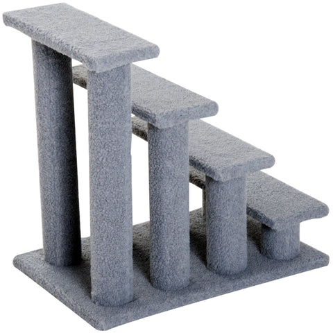 Rootz Dierentrap - Grijs - Spaanplaat, Pluche - 25 cm x 16,92 cm x 23,62 cm