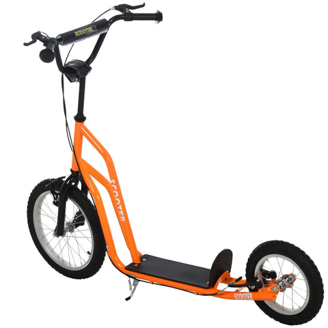 Rootz Scooter - Orange - Steel, Aluminium, Rubber - 53.14 cm x 22.83 cm x 37 cm