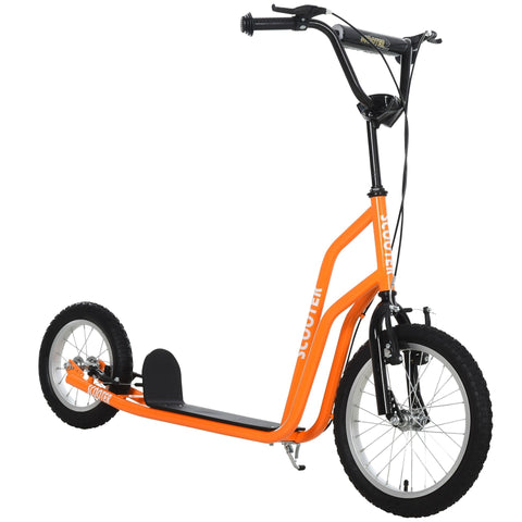 Rootz Scooter - Orange - Steel, Aluminium, Rubber - 53.14 cm x 22.83 cm x 37 cm