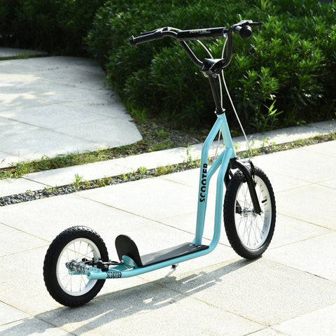 Rootz Scooter - Blue - Steel, Aluminium, Rubber - 53.14 cm x 22.83 cm x 37 cm