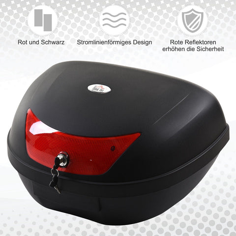 Rootz Motorcycle Case - Black - Pp - 23.22 cm x 16.92 cm x 12.99 cm