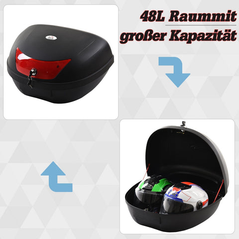 Rootz Motorcycle Case - Black - Pp - 23.22 cm x 16.92 cm x 12.99 cm