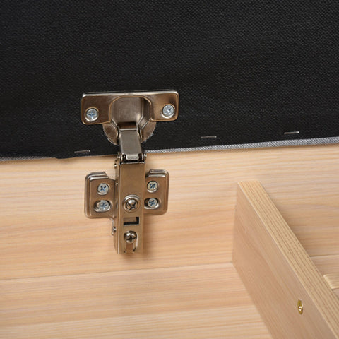 Rootz Schoenenbank - Naturel, Grijs - Spaanplaat, Mdf, Schuim - 31,49 cm x 11,81 cm x 18,89 cm