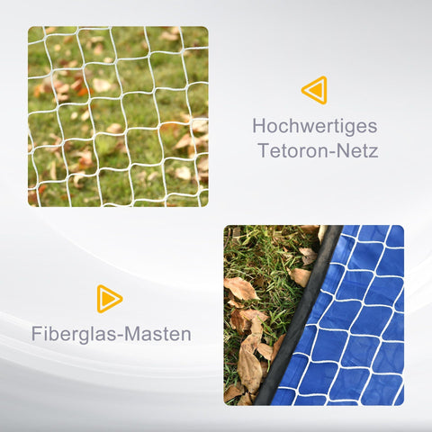 Rootz Voetbaldoelen Pop Up - Blauw - Glasvezel, Stof, Plastic - 48,42 cm x 31,49 cm x 31,49 cm