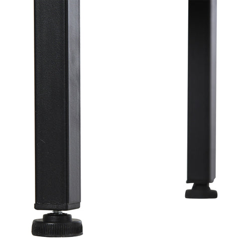 Rootz Standing Shelf Bookcase - Brown, Black - Engineered Wood, Steel - 39.37cm x 12.59cm x 36.22cm