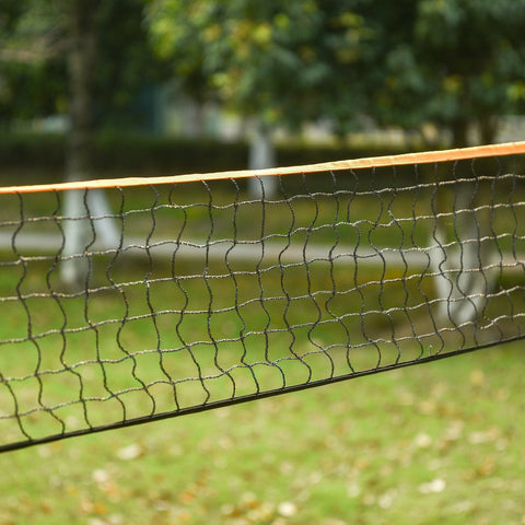 Rootz Badminton Net With Stand - Yellow, Blue - Plastic - 110.23 cm x 12.99 cm x 61.81 cm
