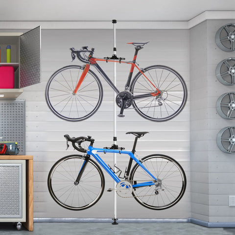 Rootz Fietshouder - Zilver - Aluminiumlegering, IJzer, Nylon - 4.72cm x 4.72cm x 157.48cm