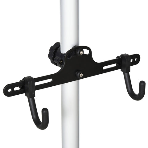 Rootz Fietshouder - Zilver - Aluminiumlegering, IJzer, Nylon - 4.72cm x 4.72cm x 157.48cm