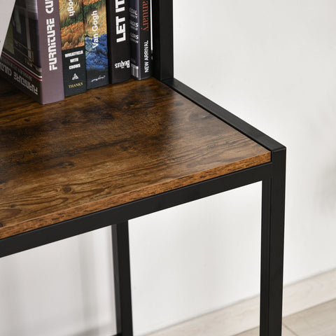 Rootz Corner Desk - Black - Chipboard, Metal - 55.11 cm x 49.21 cm x 58.66 cm
