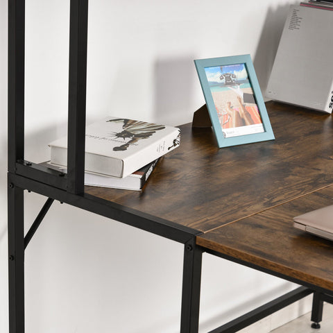 Rootz Corner Desk - Black - Chipboard, Metal - 55.11 cm x 49.21 cm x 58.66 cm