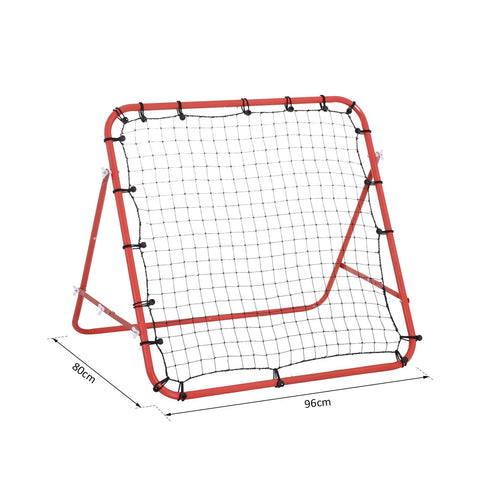 Rootz Voetbal Rebounder - Rood, Zwart - Stof, Metaal - 37,79 cm x 31,49 cm x 37,79 cm