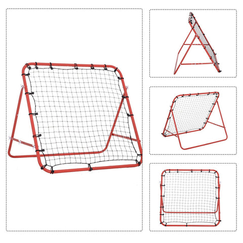 Rootz Voetbal Rebounder - Rood, Zwart - Stof, Metaal - 37,79 cm x 31,49 cm x 37,79 cm