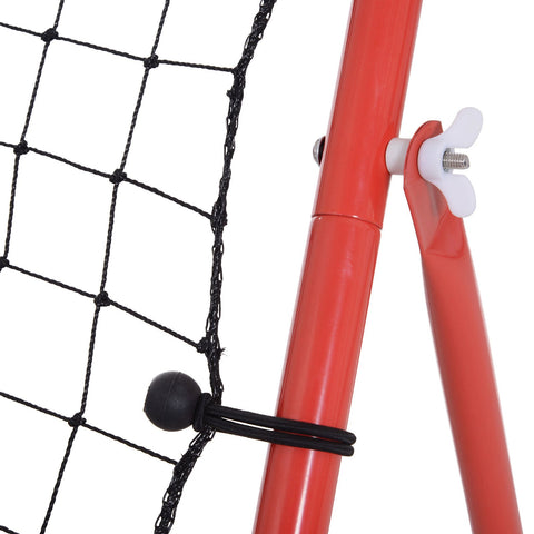 Rootz Voetbal Rebounder - Rood, Zwart - Stof, Metaal - 37,79 cm x 31,49 cm x 37,79 cm