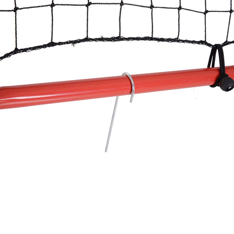 Rootz Voetbal Rebounder - Rood, Zwart - Stof, Metaal - 37,79 cm x 31,49 cm x 37,79 cm
