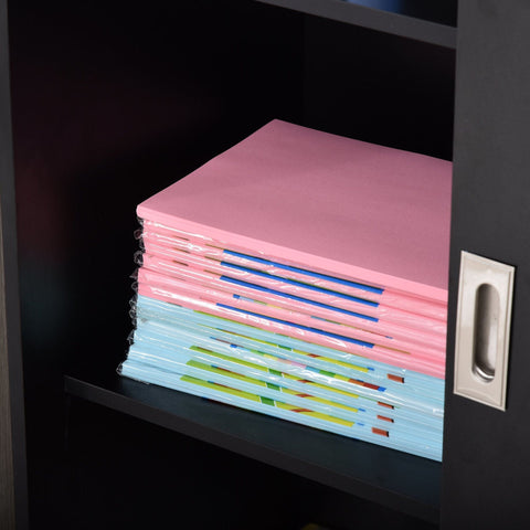 Rootz Archiefkast - Zwart - Spaanplaat - 31,49 cm x 15,74 cm x 47,24 cm