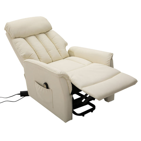 Rootz Stand-up Aid Chair - Beige - Pu, Foam, Staal - 31,49 cm x 37 cm x 40,94 cm